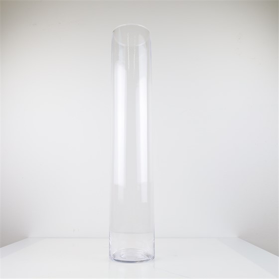 Staklo vaza cilindar h80d15cm