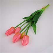 Tulipan x5 47cm sv.roza