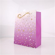 Vrećica 26x12cm h32cm ljubičasta/bijela