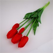 Tulipan x5 47cm crvena