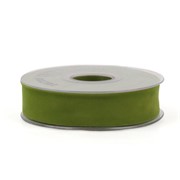 Traka dupli pliš 25mm/7m maslina 23