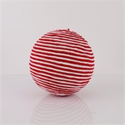 Kugla Candy 30cm crvena/bijela