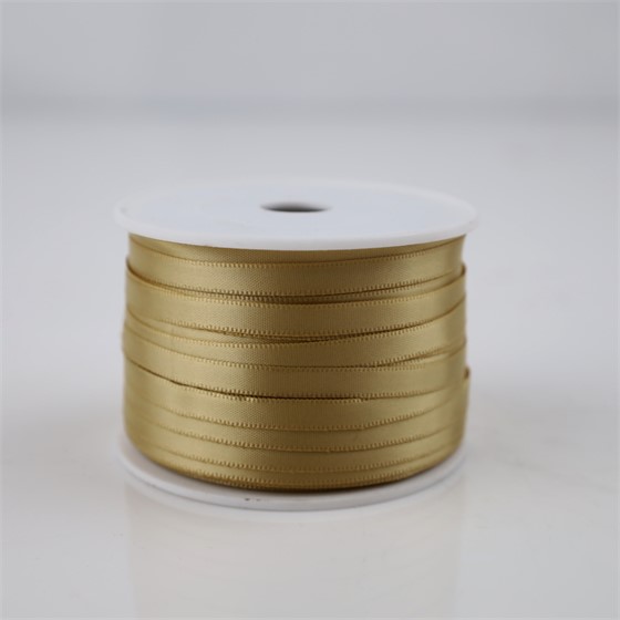 Traka saten 6mm/50m premium zlatna