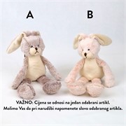 Zeko plišanac 19/29cm 2ass bijela/smeđa