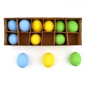 Jaja kokoši 12kom zelena/žuta/plava