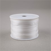 Traka saten 6mm/50m premium prljavo bijela 000