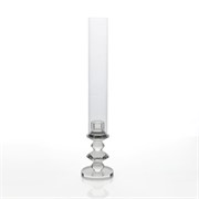 Svijećnjak kristal sa cilindrom h49 d10cm