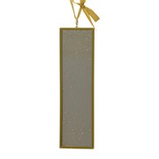 Ukras ogledalo 6x0,5xh48 cm zlatna / gliter