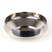 Metalna posuda 28x28xh9cm srebrna