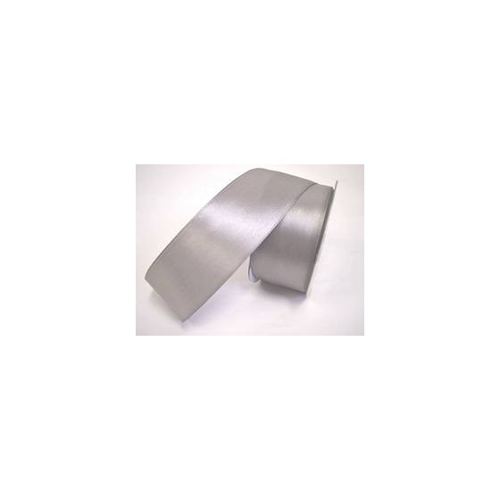 Traka saten 50mm/25m standard srebrna 012