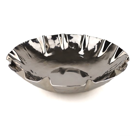 Metalna posuda d48xh12,5cm srebrna