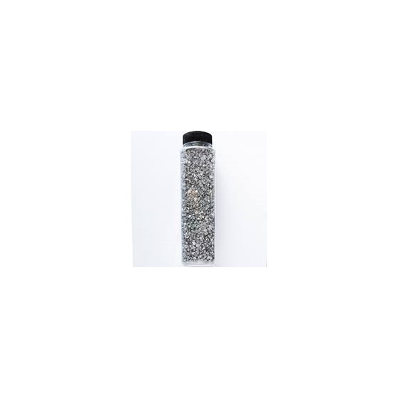Staklo drobljeno 550g-metalik srebrna