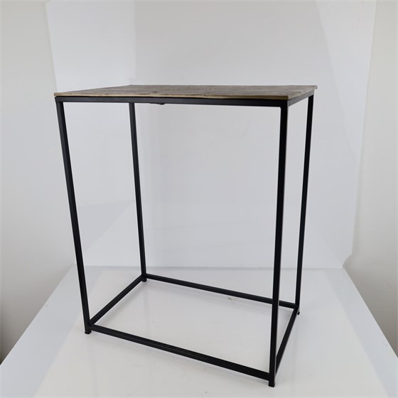 Stol konzola metalni 43x26xh55cm