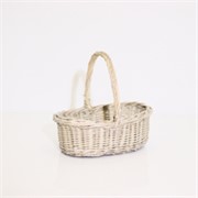 Košara oval 28x18x10/h25cm natur wash