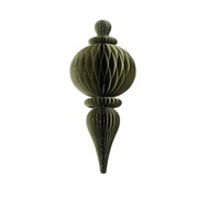 Ukras papirni finial 34xh80cm zelena