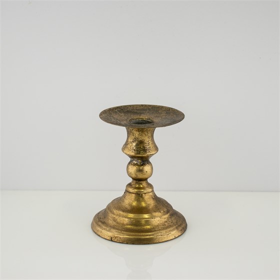 Svijećnjak metalni d11,5cm h14cm zlatna