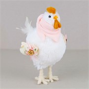 Kokoš 13x10xh25cm bijela