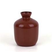 Staklo vaza amfora h18cm d13cm bordo