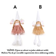 Anđelica sjedi 49cm bijela