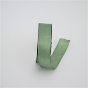 Traka saten 25mm/25m standard sage green 577