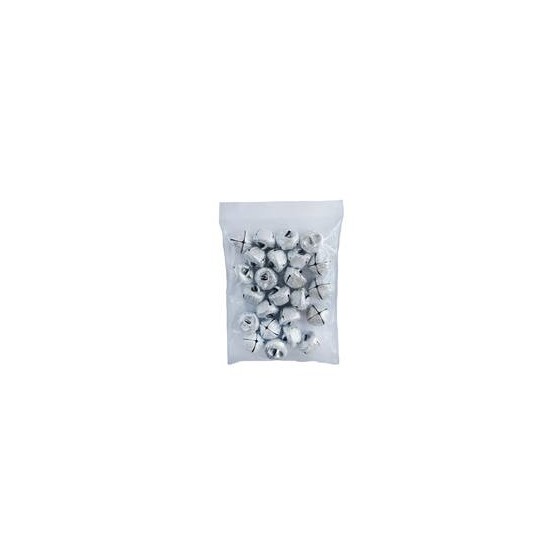 Praporci 1,8cm 24kom-srebrna frost