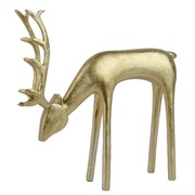 Figura jelen poly 7,7x31,7xh31,5cm zlatna