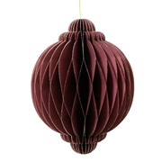 Ukras papirni lukovica 15xh20cm smeđa
