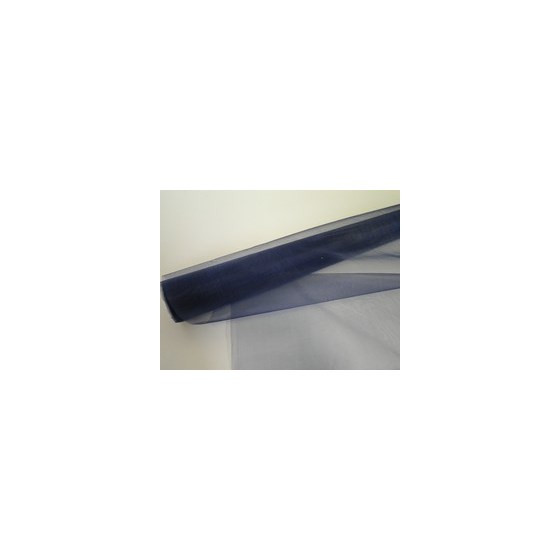 Organdi rola 48cmx10m - navy plava