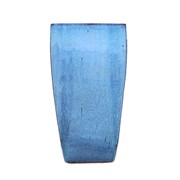 Keramička posuda glazirana četvrtasta h65 d33cm siva/plava