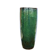 Keramička posuda glazirana h50 d24,5cm zelena