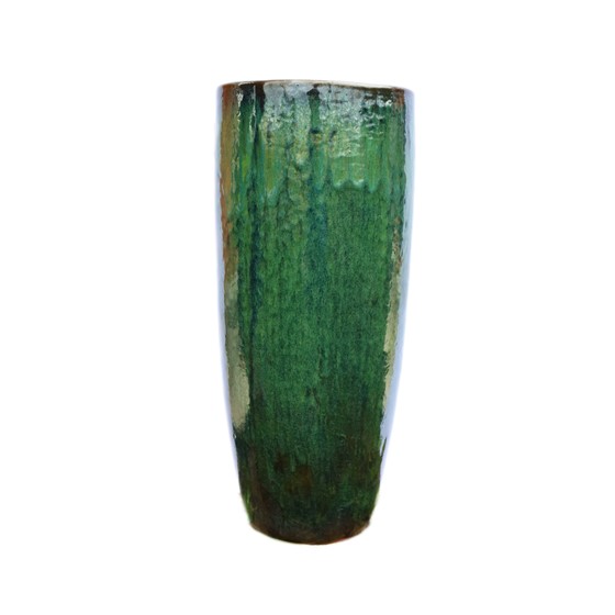 Keramička posuda glazirana h50 d24,5cm zelena