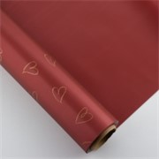 Charm folija Srca manja rola 58cm/15m - crvena