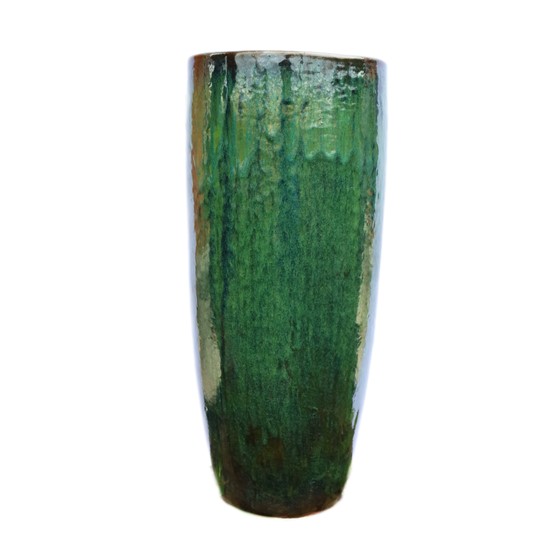 Keramička posuda glazirana h70 d31cm zelena