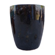 Keramička posuda glazirana h58 d50cm crna