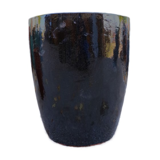 Keramička posuda glazirana h58 d50cm crna