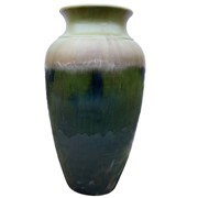 Keramička posuda glazirana h78 d42cm t.plava s preljevom