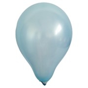 Baloni metalik 25cm, 50kom - sv.plava