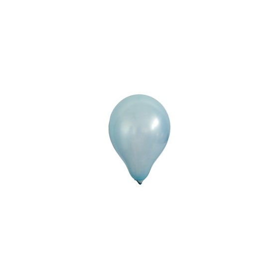 Baloni metalik 25cm, 50kom - sv.plava
