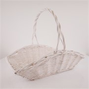Košara četvrtasta 53x39xh18/43cm bijela