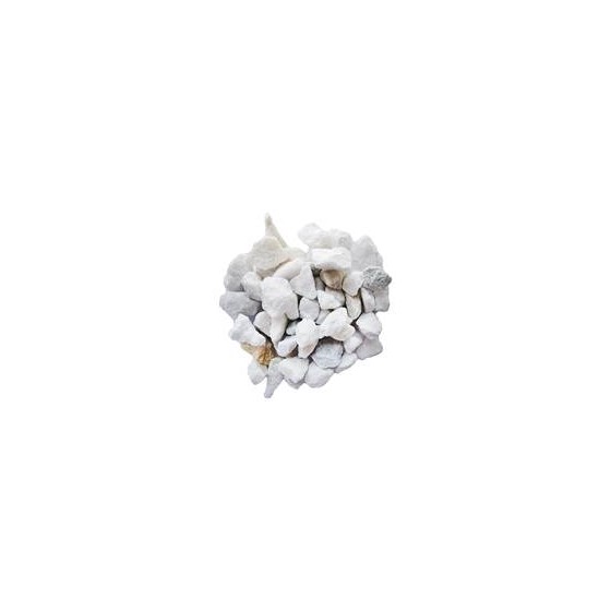Riječni kamen 2-4cm 1kg-mat bijela