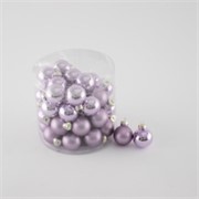 Staklene kuglice 3cm/45kom - lila S/M