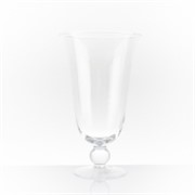 Staklo vaza na nogu h35d21cm