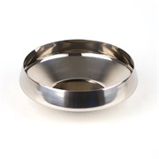Metalna posuda 23x23xh7cm srebrna
