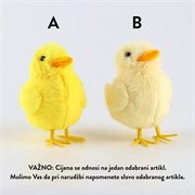 Pile 12cm 2ass žuta/sv.žuta