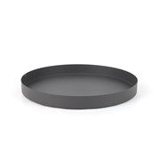 Pladanj metalni d25cm antracit siva