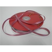 Traka saten 6mm/50m premium rosy mauve P165