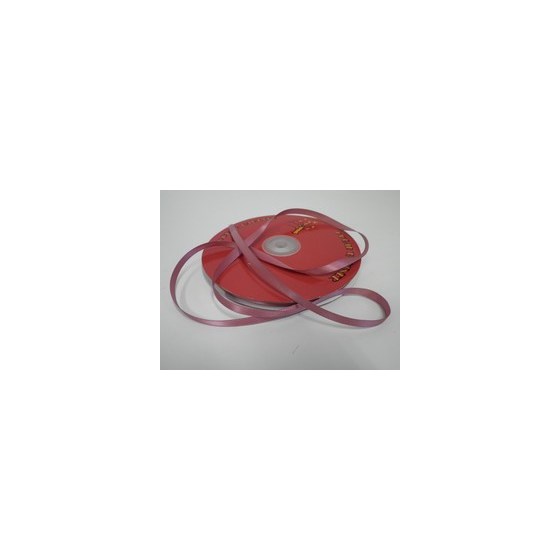 Traka saten 6mm/50m premium rosy mauve P165