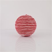 Kugla Candy 20cm crvena/bijela