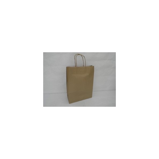 Vrećica 26x12x35cm papir zlatna