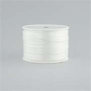 Traka saten 3mm/100m premium bijela 029